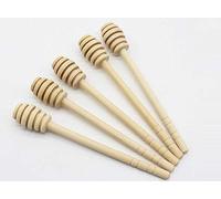 CHSYOO 20 x cuillère à Miel en Bois 16 cm Bois Miel Dipper Sticks drizzler pour Mariage Anniversaire Miel Pot fête faveurs Cadeau Cadeau