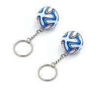 CHSZSH 2 Pièces De Porte-Clés De Football, Porte-Clés Pendentif De Football, Souvenirs De Fans, Pendentifs De Football, Breloques De Football Personnalisées, Cadeaux De Football Pour Garçons