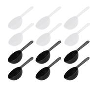CHSZSH Cuillère Doseuse 12 Pièces, Noir, Blanc, Mesure Précise de Café, Lait En Poudre, Épices et Liquides, Réutilisable