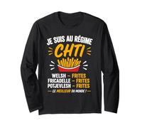 Ch'ti Nord Fricadelle Humour Je suis Au Régime Ch'ti Manche Longue