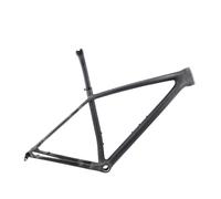 CHTKAGV Cadre de VTT entièrement en Carbone 29 Pouces, Frein à Disque axe traversant Boost 148 mm, 15/17/19(Workblank RAW,29er L Size)