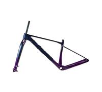 CHTKAGV Fourche de Cadre VTT en Carbone M09-1 29 Pouces XC Hardtail routage câble Interne 148x12mm axe traversant(Chameleon Combo,39cm)