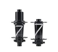 CHTKAGV Rayons J-Bend à Travers l'axe VTT, moyeu roulement scellé(Boost Black 32H HG)