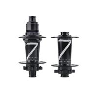 CHTKAGV Rayons J-Bend à Travers l'axe VTT, moyeu roulement scellé(Boost Black 32H XD)