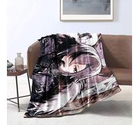 CHTLIFQ Couverture en Peluche imprimée en 3D Genshin Impact Arlecchino Couverture de canapé Quatre Saisons pour Enfants et Adultes 47,3 x 59 Pouces Flanelle （120 x 150 cm）