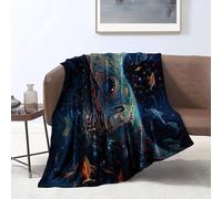 CHTLIFQ Couverture en Peluche imprimée Manta Ray, Couverture de canapé Super Douce et Confortable, Couverture Toutes Saisons pour Adultes, 31,5 x 47,3 Pouces, Flanelle (80 x 120 cm)