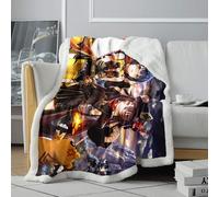 CHTLIFQ Genshin Impact Couverture d'impression 3D Couvertures Couverture de Sieste Velours Doux Légère Toutes Les Saisons Enfants Adolescents Jeunes Garçons Filles （120x150cm）