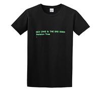 CHU KUO Nick Cave & The Bad Seeds Skeleton Tree Student Cosplay Dance Organic Cotton Standard T-Shirt Black XXL