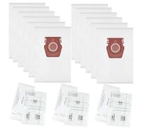 Chuancheng HyClean Air CO Lot de 12 sacs à poussière pour Miele TU Guard L1/Guard S1/CO Guard M1 avec 3 protections moteur et 3 filtres d'échappement
