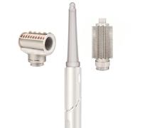 Chuancheng Long barils à friser 3 en 1 + brosses volumisantes rondes pour Shark FlexStyle, accessoires d'outils de finition pour lisser, cheveux brillants, boucles volumineuses