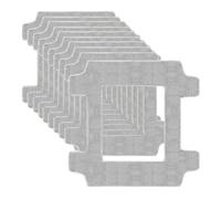 Chuancheng Lot de 10 chiffons de nettoyage de rechange en microfibre pour robot de nettoyage de vitres MOVA N1, lavables, réutilisables, sans poussière et sans traces