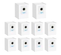 Chuancheng Lot de 10 sacs à poussière de rechange au charbon actif pour ECOVACS DEEBOT X2 Omni/ X2/ X2 Pro/DEX86 DDB030025 station d'aspiration