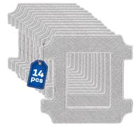 Chuancheng Lot de 14 chiffons de nettoyage en microfibre de rechange pour robot de nettoyage de vitres MOVA N1, lavables et réutilisables, tampons de nettoyage pour verre sans traces