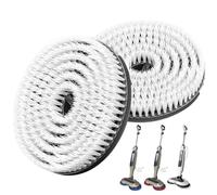 Chuancheng Lot de 2 têtes de brosse de rechange S8201 pour balai vapeur Shark S8201 S8001 S7000 S7001 S7201 S7020 Brosse de nettoyage et de polissage professionnelle pour sols durs