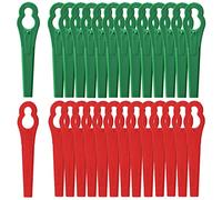 Chuancheng Lot de 200 lames de coupe en plastique pour coupe-bordures Einhell - 83 mm (100 rouges + 100 vertes)