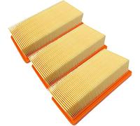 Chuancheng Lot de 3 filtres pour Karcher 6.415-953.0 AD2 AD2 Battery AD3 AD3 Premium AD4 AD4 Premium aspirateur, sans cadre en caoutchouc