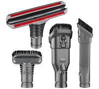Chuancheng Lot de 4 brosses pour aspirateur Dyson V6 DC35 DC45 DC58 DC59 DC62, brosse suceur, brosse à matelas, brosse à buse large, ventouse plate