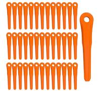 Chuancheng Lot de 40 lames de rechange 4002 007 1000 pour tête de débroussailleuse Stihl PolyCut 6-2 6-3 7-3 28-2 48-2 27-3 47-3 Système de coupe à double lame pour tondeuse à gazon
