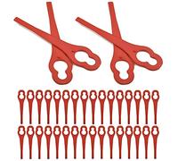 Chuancheng Lot de 40 lames en plastique pour coupe-bordures sans fil Parkside PRTA 20-Li A1-LIDL