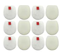 Chuancheng Lot de 6 filtres éponge de rechange pour aspirateur Shark IC300 IZ251UK IZ201UK IZ202SM IZ201ME IZD260CN IZ101 IZ102 (lavables et réutilisables)