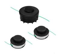 Chuancheng Tête de débroussailleuse C2-2 et bobines de rechange pour débroussailleuse Stihl C2-2 FSA 56, 1 tête de débroussailleuse, 2 bobines, numéro de pièce 4008 710 2103