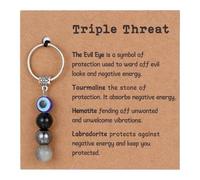 CHUANFU Porte Clef en Cristal, Guérir Anneau Porte Clé Femme, Pendentif de Sac, Naturelle Porte-Clés Pierre, pour les Femme Filles Sac Portefeuille de Voiture (F)