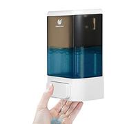 CHUANGDIAN Distributeur de Savon Mural Manuel 1000 ML, Distributeur de Savon Liquide pour Cuisine, Salle de Bain, Douche, Shampooing, Gel Douche, Restaurants, Hôtels, Hôpitaux, Cabinets Professionnels