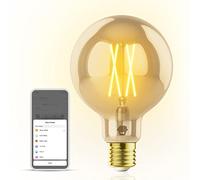 Chuango G95G Ampoule Intelligent Wifi Globe Retro Edison E27 - Smart Bulb Connectée pour Économie d'Énergie - Contrôlable depuis Smartphone, Alexa et Google Home et Siri - Puissance 6.5W