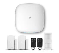 Chuango LTE-400 Détecteur de Mouvements - Alarme Maison sans Fil avec Sirène - Système de Sécurité Domotique - Ouverture de Porte et Fenêtre - Hub, Capteurs et Télécommande - Smart Wifi/4G Alarme