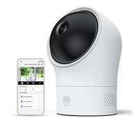 Chuango PT-300Q Caméra Surveillance Wi-FI Intérieur sans Fil - Détection Mouvements Domestique - Champ de Vision Panoramique, Nocturne et Inclinaison - Caméra 1080P - Audio Bidirectionnelle