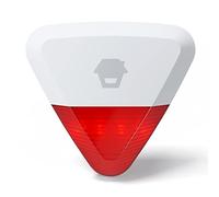 Chuango WS-280 Sirène Extérieur sans Fil - Alarme Antivol avec Lumière Stroboscopique Clignotante Rouge - Système de Sécurité Performant pour Maison - Compatibles avec Accessoires