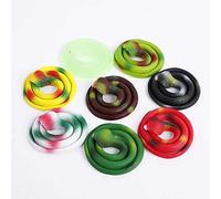 CHUANGOU 8 pcs modèle de Cobra en Caoutchouc, modèle de Serpent simulé, Farce Animale, pour Halloween, Jour du Poisson d'avril, Accessoires effrayants, Enfants, Jardin, fête.Décoration