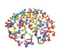 CHUANGOU Attaches Parisiennes Rondes Mini colorées 400 Pièces