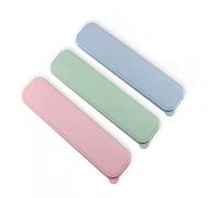 CHUANGOU Boîte de Rangement de Vaisselle de Voyage Boîte à Couverts pour Pique Nique, pour Articles de Papeterie, Baguettes, Cuillère, Fourchette 24.7X 6 x 3 cm