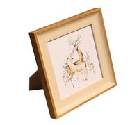 CHUANGOU Cadre Photo Carré 20 x 20 cm, Cadre Bois, Cadres photo Maison, Porte Photo Mural, Cadre Decoration Murale