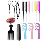 CHUANGOU Ensemble De Peignes à Cheveux，Forme en Z Peigne à Dents，pour Hommes Femmes Maison Salon Coiffeur.