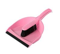 CHUANGOU Ensemble Pelle et Balayette à Main，Pelle et Balayette，pour Table de Salle À Manger, Canapés, Bureau.（Rose）