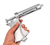 CHUANGRUN Injecteur de Pistolet à seringue pour bovins, seringue pour Animaux réglable Semi 50Ml injecteur d'injection de vaccin continu Cheval Mouton bovin Porc vétérinaire