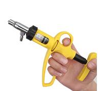 CHUANGRUN Seringue pour bétail, seringue Continue vétérinaire de 5 ML, injecteur Automatique d'animaux à seringue Continue réglable pour Poulets, Canards, oies, cochons, Moutons, Outil vétérinaire
