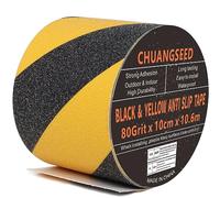 CHUANGSEED Bande antidérapante avec ruban adhésif antidérapant pour escaliers, bande antidérapante puissante, bande antidérapante auto-adhésive 10 cm x 10,6 m