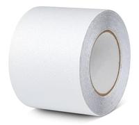 CHUANGSEED Lot de 1 Transparent Ruban adhésif antidérapant escalier,10cmx10m,Bandes Antidérapantes pour Bois escaliers et Salle de Bain,Clear Antiderapant Autocollant pour Marche escalier Interieur