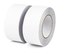CHUANGSEED Lot de 2 Transparent Ruban adhésif antidérapant escalier,5cmx10m,Bandes Antidérapantes pour Bois escaliers et Salle de Bain,Clear Antiderapant Autocollant pour Marche escalier Interieur