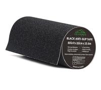 CHUANGSEED noir Anti-dérapante,30cm x 10.6m,Bandes antidérapantes avec Ruban adhésif antidérapant pour escaliers,marches,revêtements de Sol,Ruban antidérapant Solide,Autocollant
