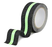 CHUANGSEED Ruban adhésif antidérapant escalier avec film Lumineux Brille dans Le Noir,5cm x 5m,Ruban Sécurité Antidérapant Phosphorescent pour escaliers intérieur et extérieur et les marches