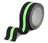 CHUANGSEED Ruban adhésif antidérapant phosphorescent 5 cm x 5 m Haute traction pour intérieur/extérieur Ruban adhésif fluorescent 5 cm x 5 m