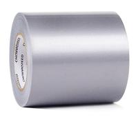 CHUANGSEED rubans adhésifs en toile resistant grey 100mm x 50m, gaffer large argenté,ruban adhésif americain de réparation d'étanchéité,heavy duty duct tape slive,fixation,Réparation de tentes