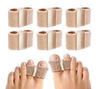 chuanhylis 6 Pièces Ecarteur Orteil, Double Trou Confort Correcteur Hallux Valgus pour Corriger L'extériorisation des Orteils Séparateur D'orteil pour Hommes Femmes
