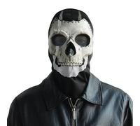 Chuankefanxing MW2 Masque de fantôme d'Halloween en latex effrayant pour homme et femme, masque de sport de plein air, masque de cosplay pour Halloween, fête costumée, accessoires de cosplay