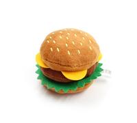 CHUANYGU Ensemble de jouets couineurs en peluche pour chien - Jouets à mâcher doux et résistants aux morsures avec son froissé dans des formes de nourriture amusantes (crème glacée, frites, hamburger