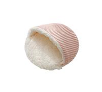 CHUANYGU Tapis de lit pour hamster - Tapis en peluche lavable pour petits animaux, hamsters, hérissons et chinchillas, deux options de taille (rose, L)